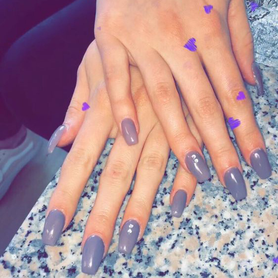 Manicure from customer